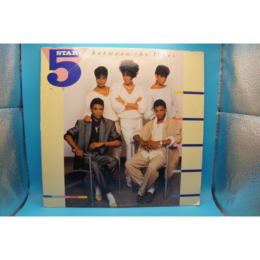 Five Star Between the Lines Vinyl LP 1987 RCA 6635-1-R British R&B Pop Record